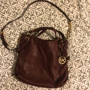 Michael Kors burgundy bag